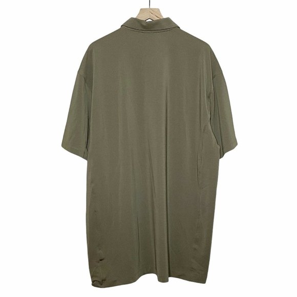 Nike Golf Green Textured Short Sleeve Polo - Picture 2 of 5